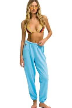 Sweatpants | Aviator Nation 5 STRIPE SWEATPANTS - SKY // BLUE SKY//BLUE