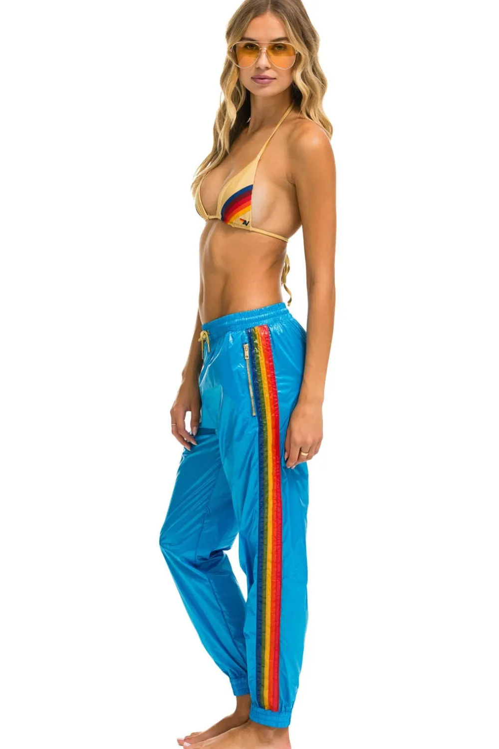 Sweatpants | Aviator Nation 5 STRIPE WIND PANT - DRESDEN