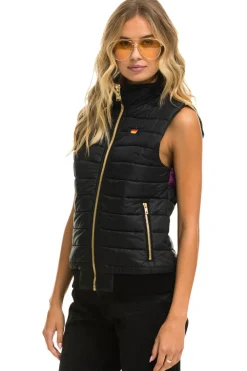 Vests | Aviator Nation SUNBURST VEST - BLACK