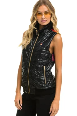 Vests | Aviator Nation SUNBURST VEST - GLOSSY BLACK GLOSSYBLACK