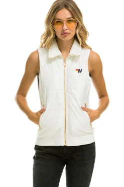Vests | Aviator Nation SUNBURST VEST - GLOSSY WHITE GLOSSYWHITE