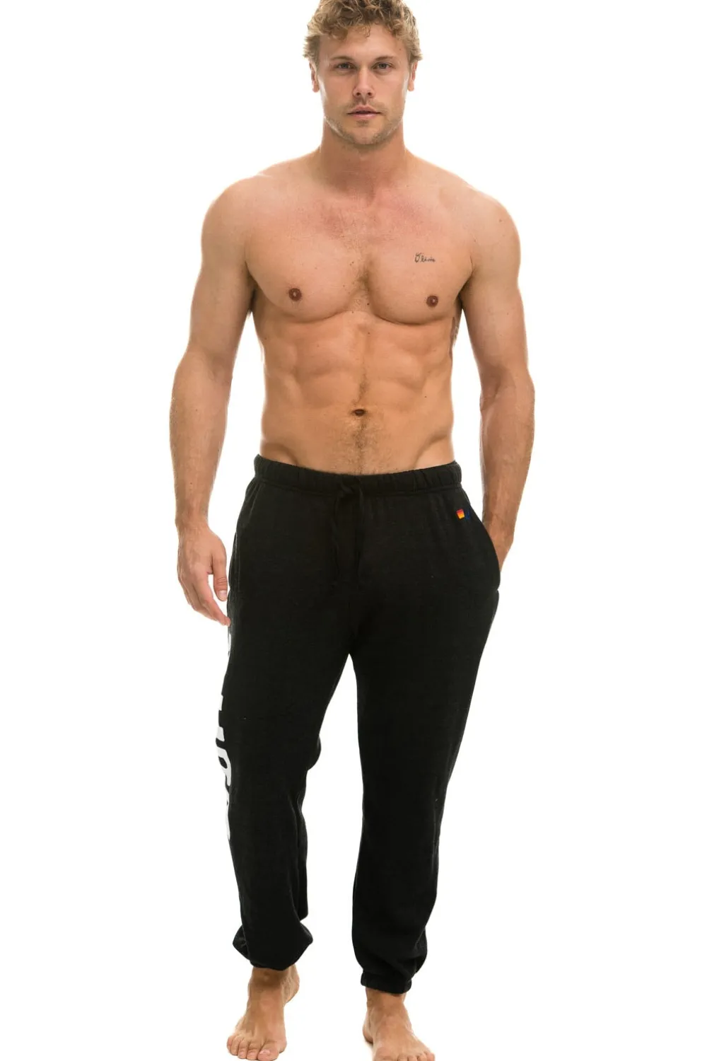Sweatpants | Aviator Nation SURF MENS SWEATPANTS - BLACK