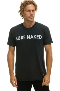 Tees | Tees | Aviator Nation SURF NAKED TEE - CHARCOAL