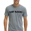 Tees | Tees | Aviator Nation SURF NAKED TEE - HEATHER GREY HEATHERGREY