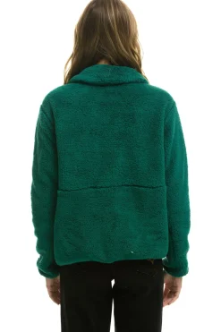 Teddy Jackets | Teddy Jackets | Aviator Nation TEDDY UNISEX HALF ZIP JACKET - AMAZON