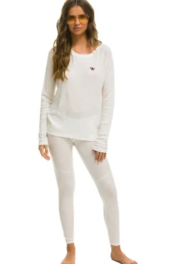 Base Layers | Aviator Nation THERMAL BASE LAYER BOTTOM - VINTAGE WHITE VINTAGEWHITE