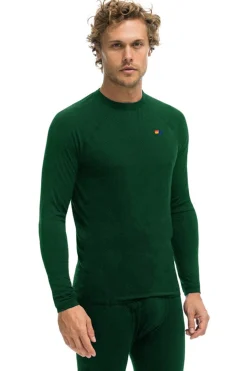 Base Layers | Aviator Nation THERMAL BASE LAYER TOP - FOREST