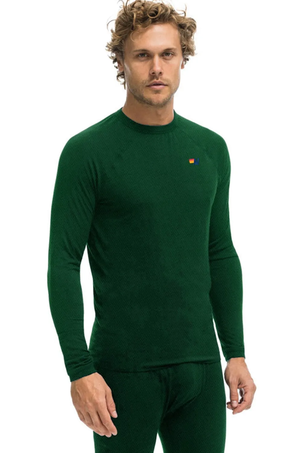 Base Layers | Aviator Nation THERMAL BASE LAYER TOP - FOREST
