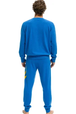 Sweatshirts | Aviator Nation UNISEX BOLT CASHMERE LIGHT SWEATER - VINTAGE BLUE // BLUE BOLT VINTAGEBLUE//BLUEBOLT