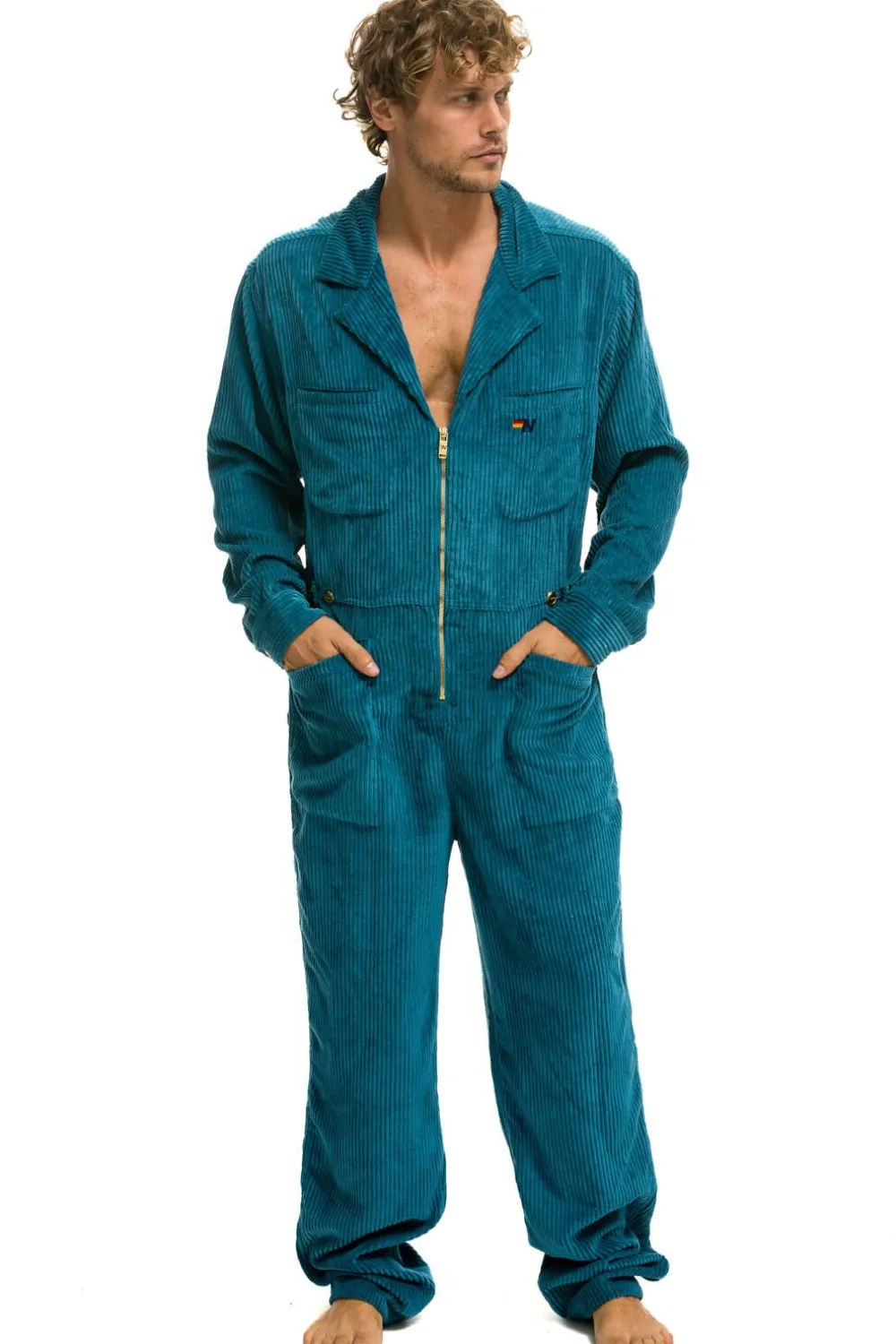 Flight Suits | Flight Suits | Aviator Nation UNISEX CORDUROY FLIGHT SUIT - CAPRI
