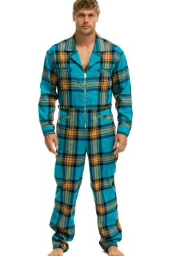 Flight Suits | Flight Suits | Aviator Nation UNISEX PLAID FLIGHT SUIT - JACKSON PLAID JACKSONPLAID