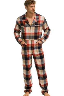 Flight Suits | Flight Suits | Aviator Nation UNISEX PLAID FLIGHT SUIT - COWBOY PLAID COWBOYPLAID