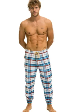Sweatpants | Aviator Nation UNISEX PLAID LODGE PANT - MONTAUK PLAID MONTAUKPLAID