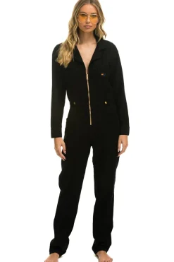 Flight Suits | Flight Suits | Aviator Nation UNISEX TWILL FLIGHT SUIT - BLACK