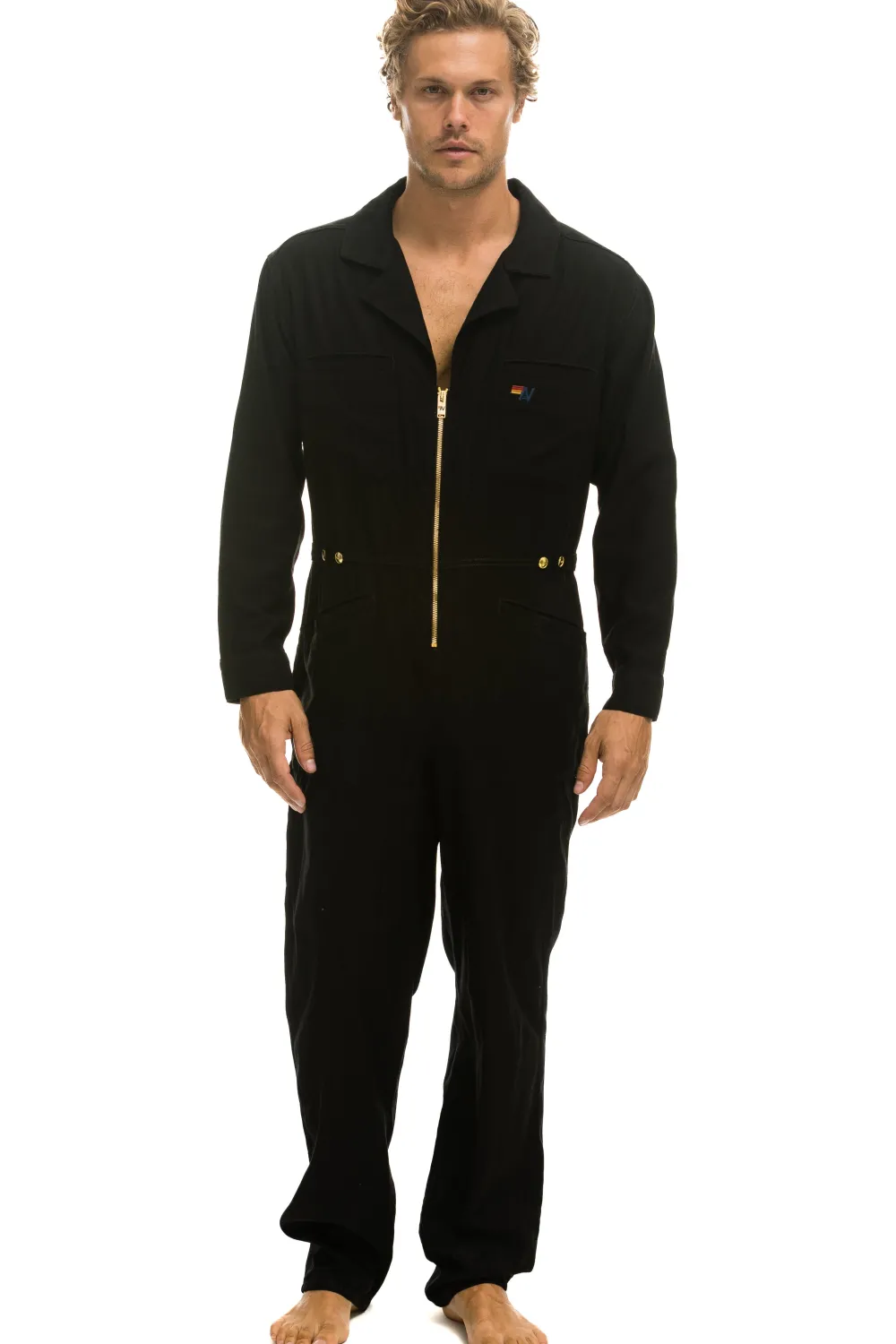 Flight Suits | Flight Suits | Aviator Nation UNISEX TWILL FLIGHT SUIT - BLACK