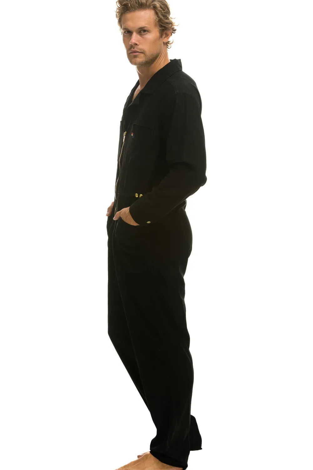 Flight Suits | Flight Suits | Aviator Nation UNISEX TWILL FLIGHT SUIT - BLACK