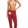 Collab Merchandise | Collab Merchandise | Aviator Nation UNIVERSITY OF OKLAHOMA BOLT UNISEX SWEATPANTS - CRIMSON