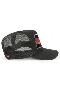 Collab Merchandise | Collab Merchandise | Aviator Nation UNIVERSITY OF OKLAHOMA SOONERS VINTAGE LOW RISE TRUCKER - BLACK