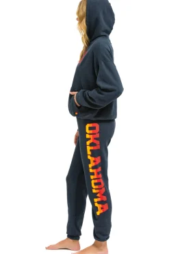 Collab Merchandise | Collab Merchandise | Aviator Nation UNIVERSITY OF OKLAHOMA UNISEX SWEATPANTS - CHARCOAL