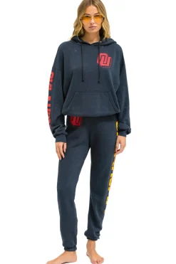 Collab Merchandise | Collab Merchandise | Aviator Nation UNIVERSITY OF OKLAHOMA UNISEX SWEATPANTS - CHARCOAL