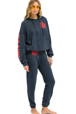 Collab Merchandise | Collab Merchandise | Aviator Nation UNIVERSITY OF OKLAHOMA UNISEX SWEATPANTS - CHARCOAL
