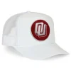 Collab Merchandise | Collab Merchandise | Aviator Nation UNIVERSITY OF OKLAHOMA VINTAGE LOW RISE TRUCKER - WHITE