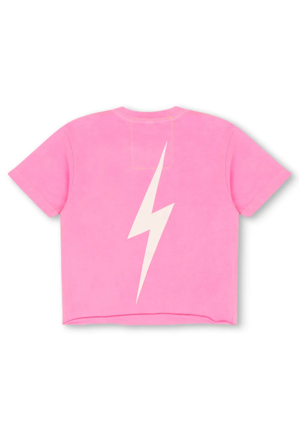 Collab Merchandise | Collab Merchandise | Aviator Nation UNIVERSITY OF TEXAS BOLT HOOKEM BOYFRIEND TEE - NEON PINK NEONPINK