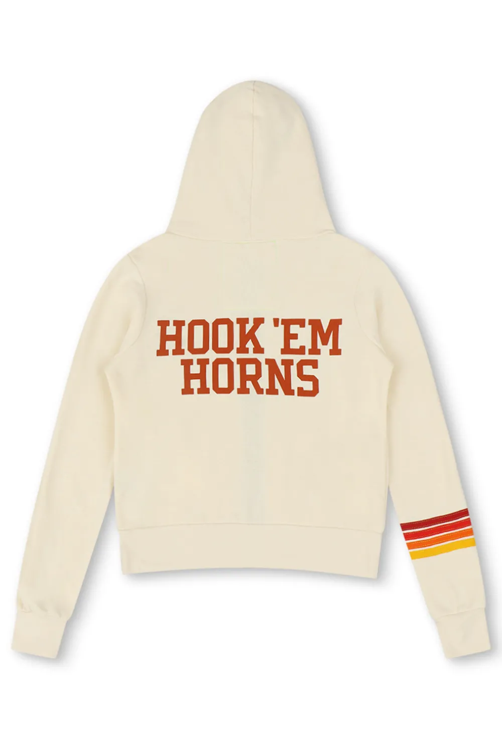 Hoodies | Collab Merchandise | Aviator Nation UNIVERSITY OF TEXAS HOOKEM ZIP HOODIE - VINTAGE WHITE VINTAGEWHITE