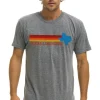 Tees | Collab Merchandise | Aviator Nation UNIVERSITY OF TEXAS STATE LOGO CREW TEE SHIRT - HEATHER