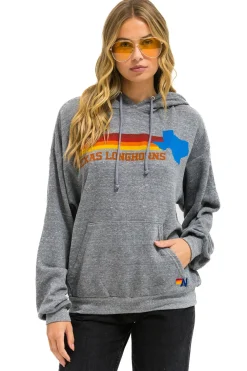 Hoodies | Collab Merchandise | Aviator Nation UNIVERSITY OF TEXAS STATE LOGO PULLOVER HOODIE RELAXED - HEATHER