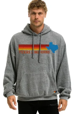 Hoodies | Collab Merchandise | Aviator Nation UNIVERSITY OF TEXAS STATE LOGO PULLOVER HOODIE RELAXED - HEATHER