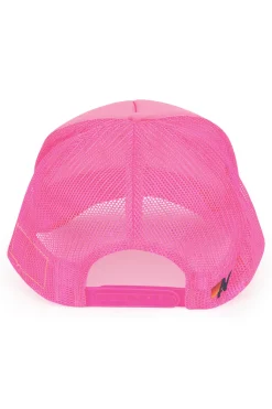 Collab Merchandise | Collab Merchandise | Aviator Nation UNIVERSITY OF TEXAS VINTAGE LOW RISE TRUCKER - NEON PINK NEONPINK