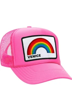 Trucker Hats | Trucker Hats | Aviator Nation VENICE RAINBOW TRUCKER HAT