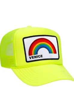 Trucker Hats | Trucker Hats | Aviator Nation VENICE RAINBOW TRUCKER HAT
