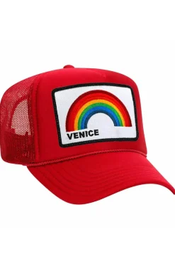 Trucker Hats | Trucker Hats | Aviator Nation VENICE RAINBOW TRUCKER HAT
