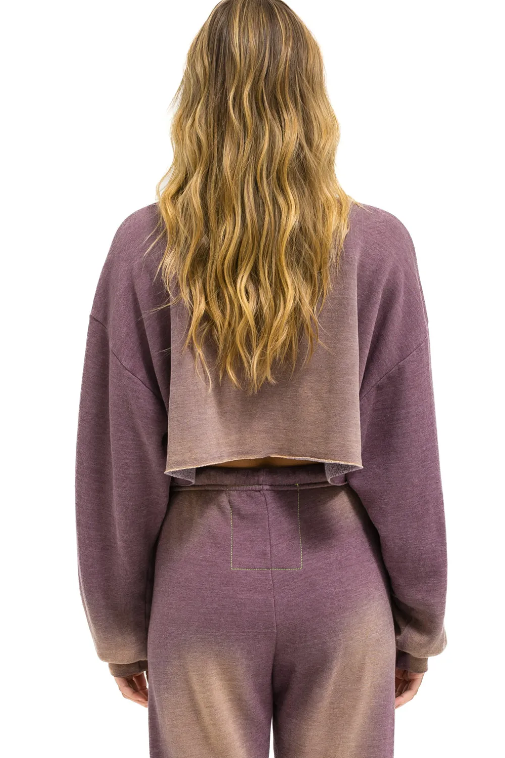Sweatshirts | Aviator Nation VENICE SURFER CROPPED CREW SWEATSHIRT RELAXED - FADED MOCHA FADEDMOCHA
