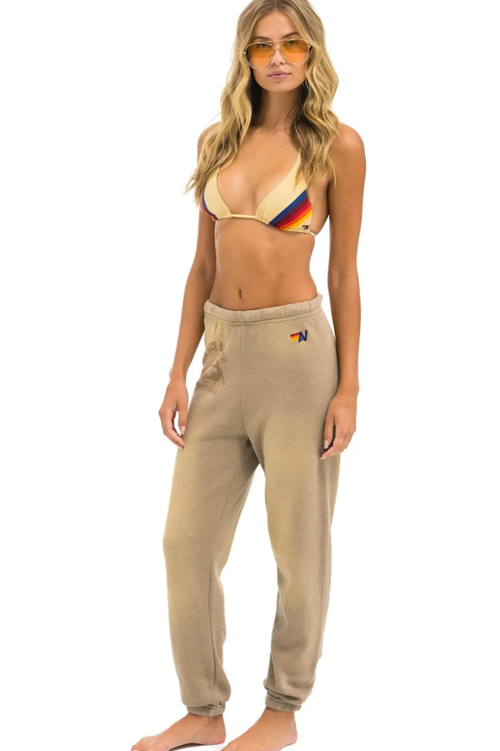Sweatpants | Aviator Nation VENICE SURFER SWEATPANTS - FADED TAN FADEDTAN