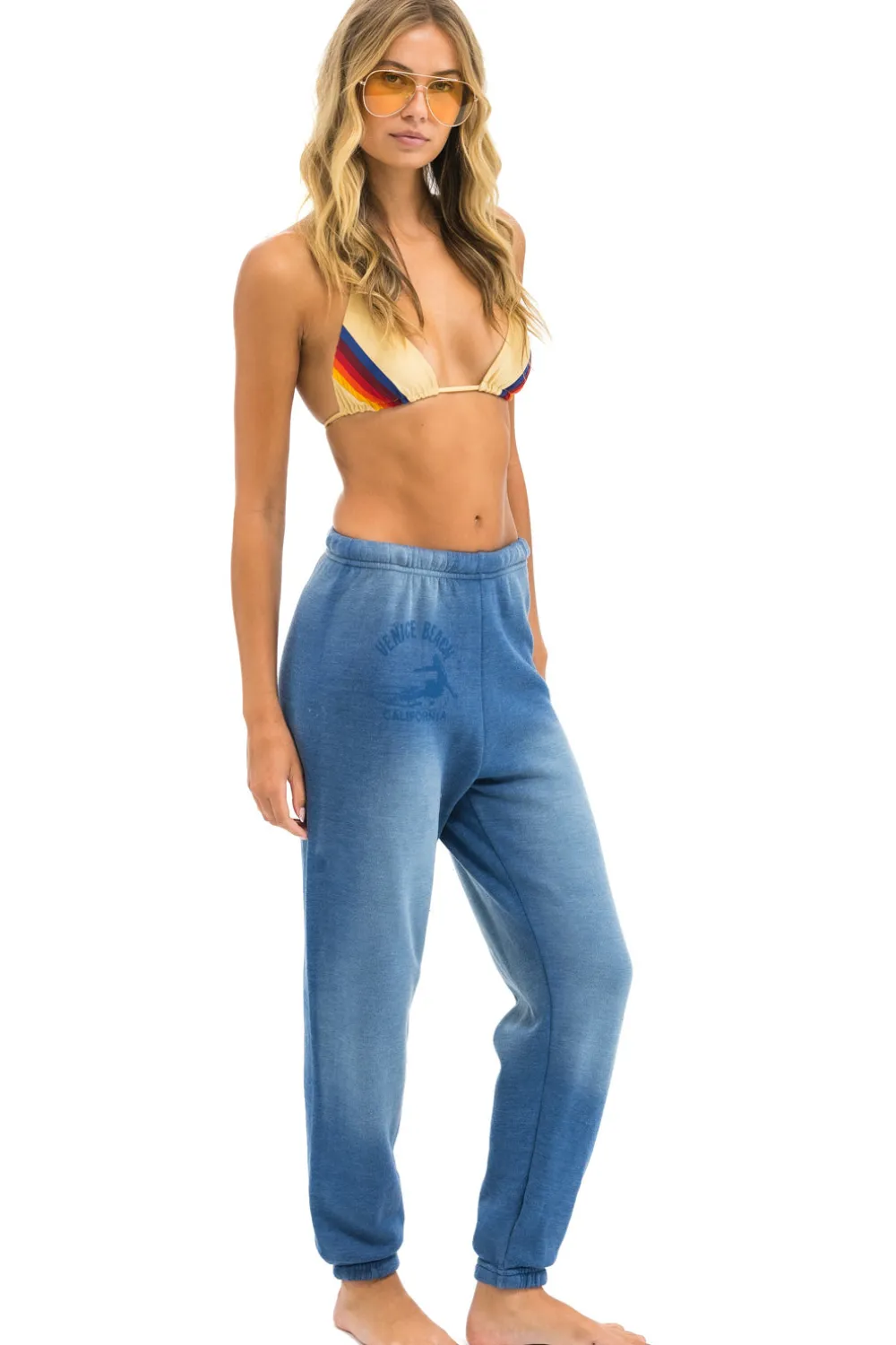 Sweatpants | Aviator Nation VENICE SURFER SWEATPANTS - FADED WATER FADEDWATER