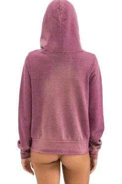 Hoodies | Hoodies | Aviator Nation VENICE SURFER ZIP HOODIE - FADED BERRY FADEDBERRY