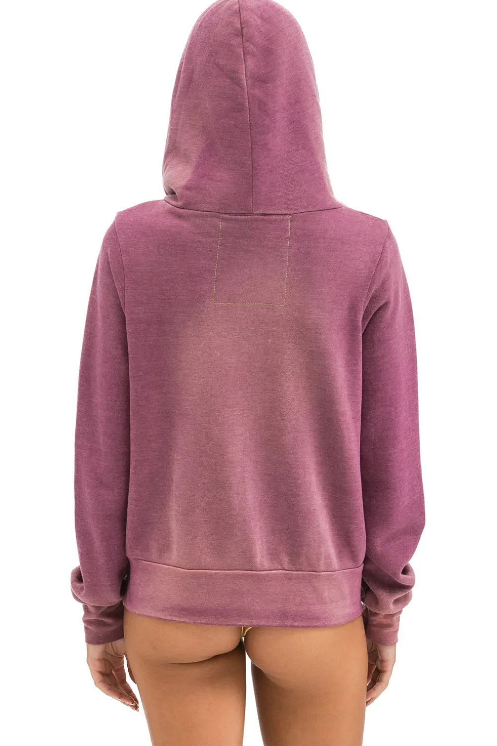 Hoodies | Hoodies | Aviator Nation VENICE SURFER ZIP HOODIE - FADED BERRY FADEDBERRY