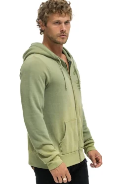 Hoodies | Hoodies | Aviator Nation VENICE SURFER ZIP HOODIE - FADED ARMY FADEDARMY