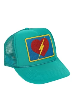 Trucker Hats | Trucker Hats | Aviator Nation VINTAGE BOLT HEART TRUCKER HAT theperfectpairing!Allofourproductsgothroughanintensebreaking-downprocessthatgivesthemavintagefeelyou'lllovebecauseit'sbrokeninfromdayoneofwearingit.Allofourhatsareadjustable!