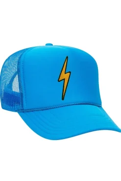 Trucker Hats | Trucker Hats | Aviator Nation VINTAGE BOLT TRUCKER HAT theperfectpairing!Allofourproductsgothroughanintensebreaking-downprocessthatgivesthemavintagefeelyou'lllovebecauseit'sbrokeninfromdayoneofwearingit.Allofourhatsareadjustable!