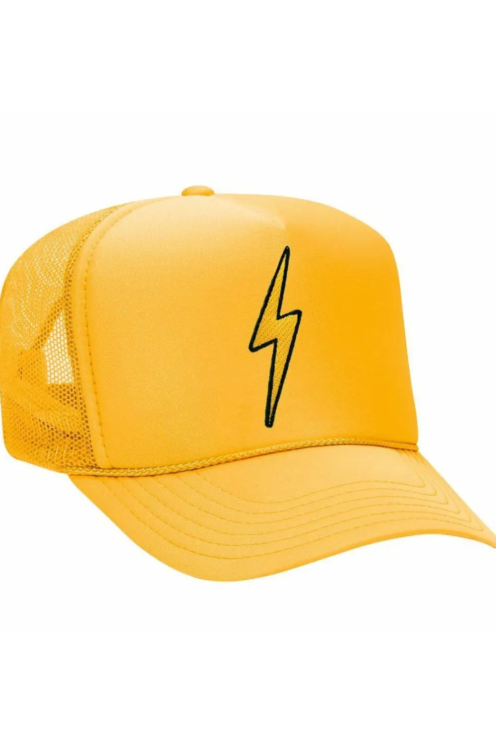 Trucker Hats | Trucker Hats | Aviator Nation VINTAGE BOLT TRUCKER HAT theperfectpairing!Allofourproductsgothroughanintensebreaking-downprocessthatgivesthemavintagefeelyou'lllovebecauseit'sbrokeninfromdayoneofwearingit.Allofourhatsareadjustable!
