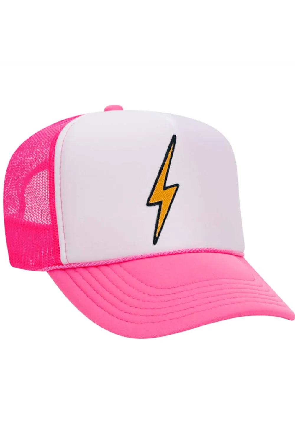 Trucker Hats | Trucker Hats | Aviator Nation VINTAGE BOLT TRUCKER HAT theperfectpairing!Allofourproductsgothroughanintensebreaking-downprocessthatgivesthemavintagefeelyou'lllovebecauseit'sbrokeninfromdayoneofwearingit.Allofourhatsareadjustable!