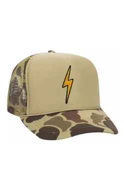 Trucker Hats | Trucker Hats | Aviator Nation VINTAGE BOLT TRUCKER HAT theperfectpairing!Allofourproductsgothroughanintensebreaking-downprocessthatgivesthemavintagefeelyou'lllovebecauseit'sbrokeninfromdayoneofwearingit.Allofourhatsareadjustable!