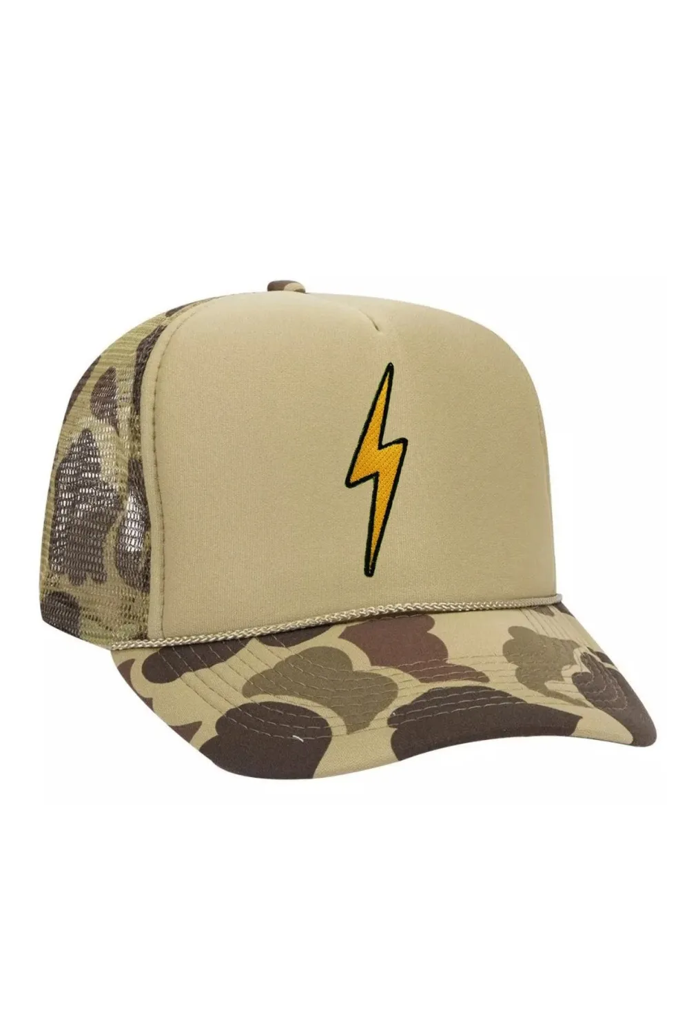 Trucker Hats | Trucker Hats | Aviator Nation VINTAGE BOLT TRUCKER HAT theperfectpairing!Allofourproductsgothroughanintensebreaking-downprocessthatgivesthemavintagefeelyou'lllovebecauseit'sbrokeninfromdayoneofwearingit.Allofourhatsareadjustable!