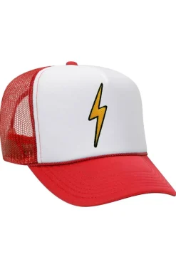Trucker Hats | Trucker Hats | Aviator Nation VINTAGE BOLT TRUCKER HAT theperfectpairing!Allofourproductsgothroughanintensebreaking-downprocessthatgivesthemavintagefeelyou'lllovebecauseit'sbrokeninfromdayoneofwearingit.Allofourhatsareadjustable!