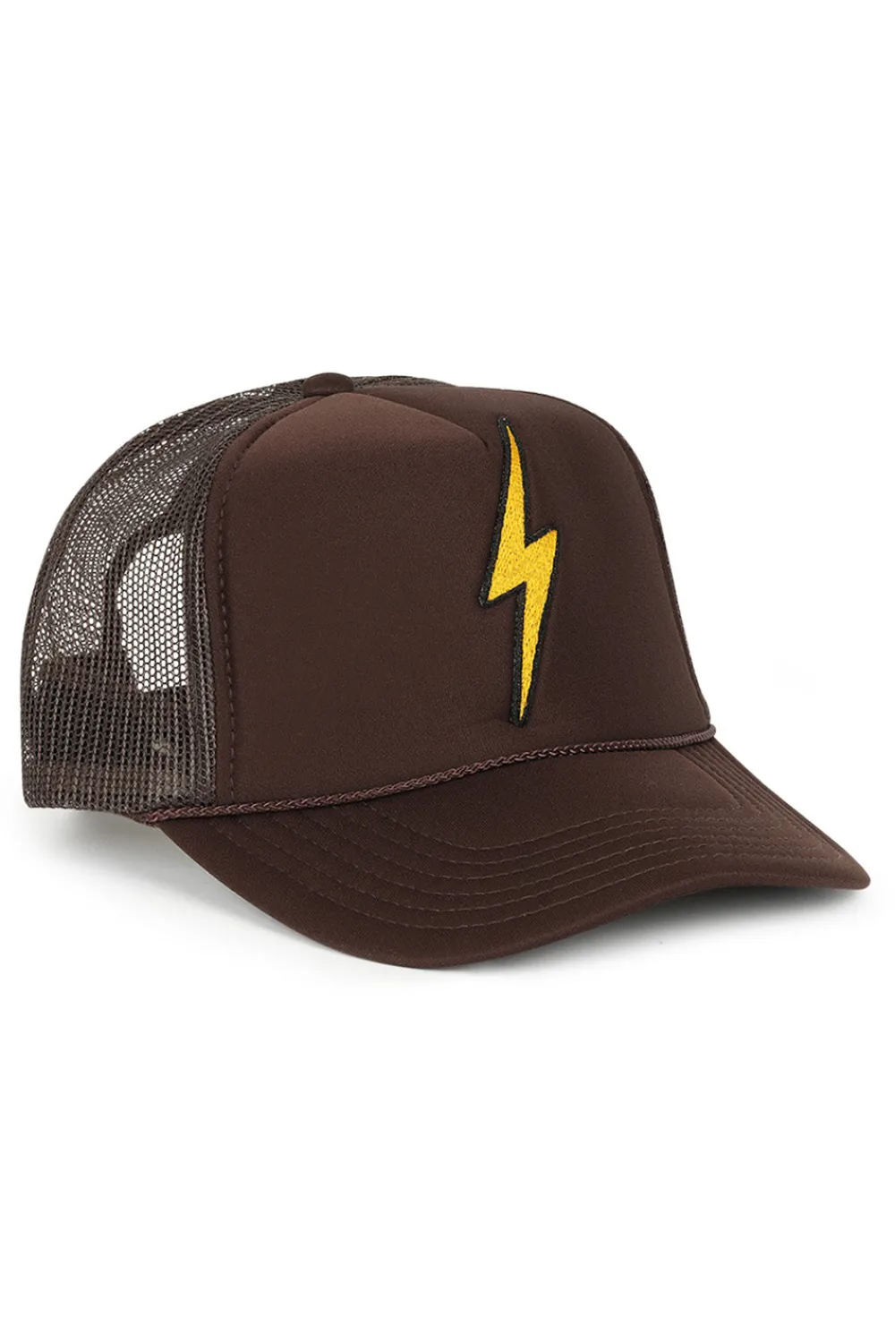 Trucker Hats | Trucker Hats | Aviator Nation VINTAGE BOLT TRUCKER HAT theperfectpairing!Allofourproductsgothroughanintensebreaking-downprocessthatgivesthemavintagefeelyou'lllovebecauseit'sbrokeninfromdayoneofwearingit.Allofourhatsareadjustable!