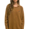 Sweatshirts | Aviator Nation VINTAGE CABIN 2 UNISEX CASHMERE SWEATER - BUTTERSCOTCH